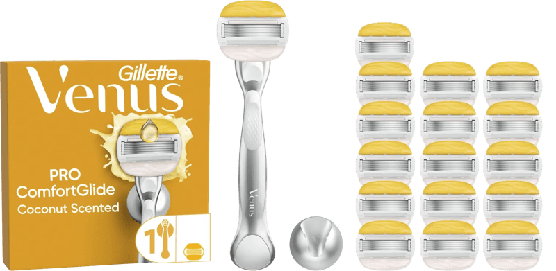Gillette Venus Pro ComfortGlide + 16 navulmesjes (6151138392360)